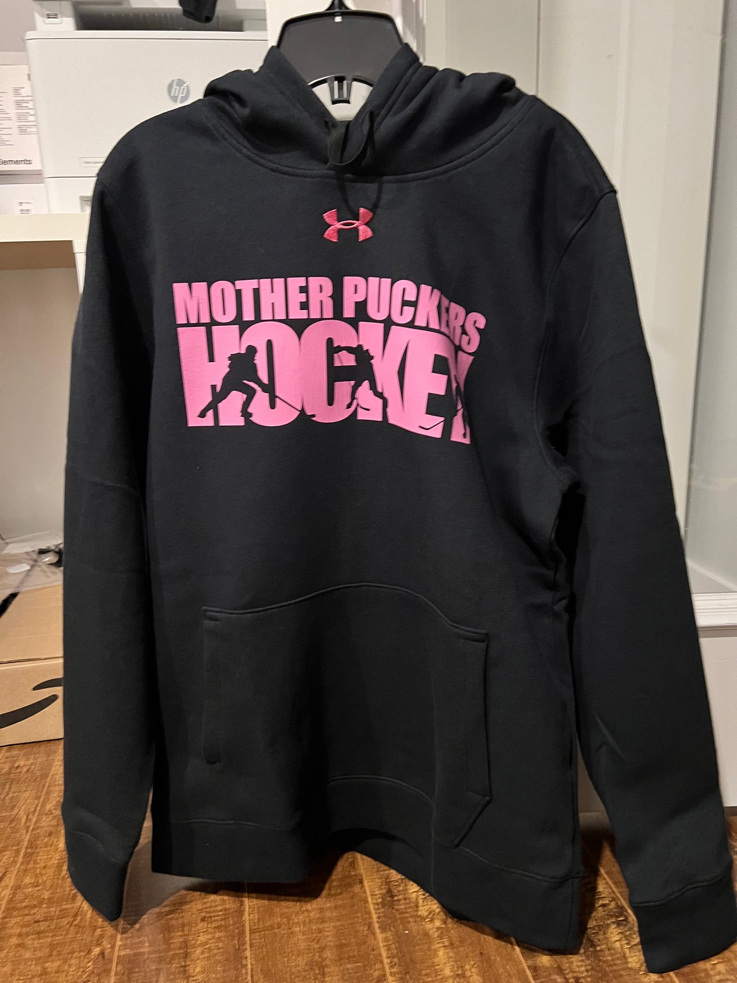 Mother Puckers HOCKEY - Black Under Armour Hoodie
